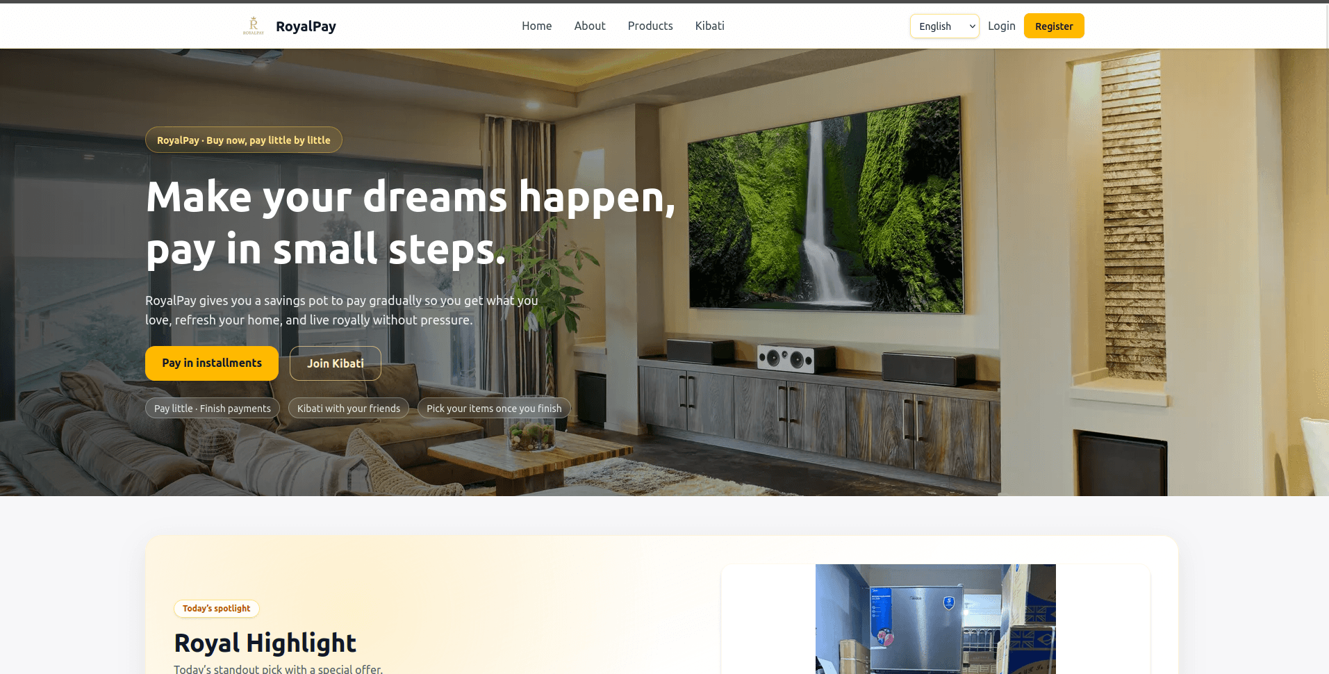 RoyalPay — Installment Shopping